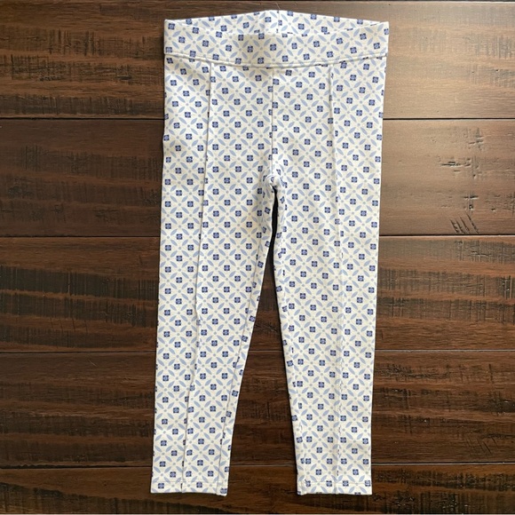 Janie and Jack Other - Janie and Jack Preppy Blue Printed Ponte Pants NWT